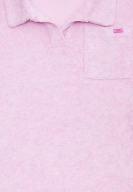 Kız Çocuk Manolya Havlu Kumaş Polo Yaka Tişört - 50265392012