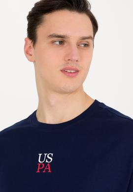 Erkek Lacivert Comfort Bisiklet Yaka Tişört - 50267486012