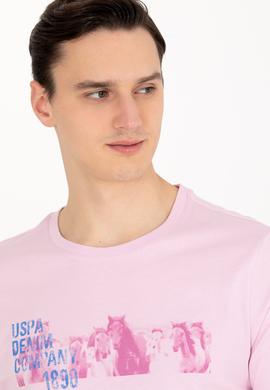 Erkek Manolya Bisiklet Yaka Tişört - 50263365027