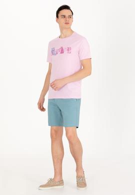 Erkek Manolya Bisiklet Yaka Tişört - 50263365027