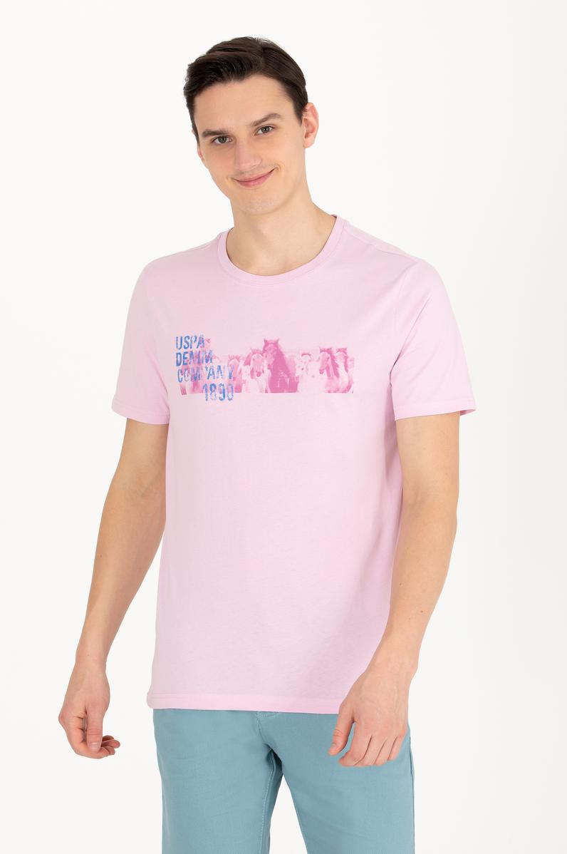 Erkek Manolya Bisiklet Yaka Tişört