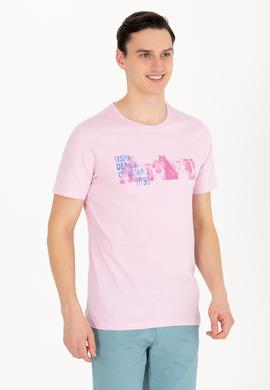 Erkek Manolya Bisiklet Yaka Tişört - 50263365027