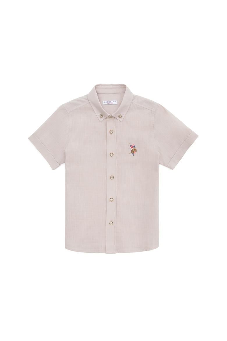 Erkek Çocuk Taş Kısa Kollu Gömlek - 50262967073