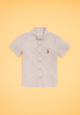 Erkek Çocuk Taş Kısa Kollu Gömlek - 50262967073