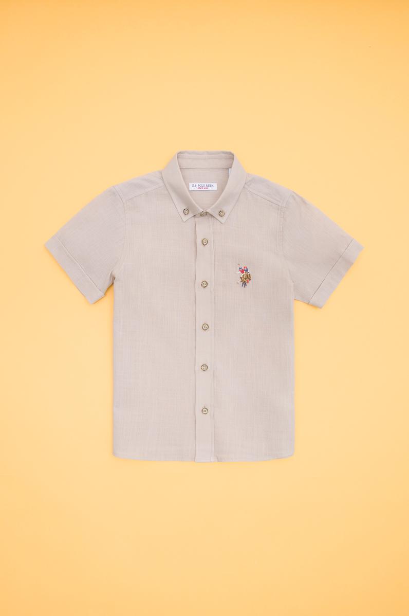 Erkek Çocuk Taş Kısa Kollu Gömlek