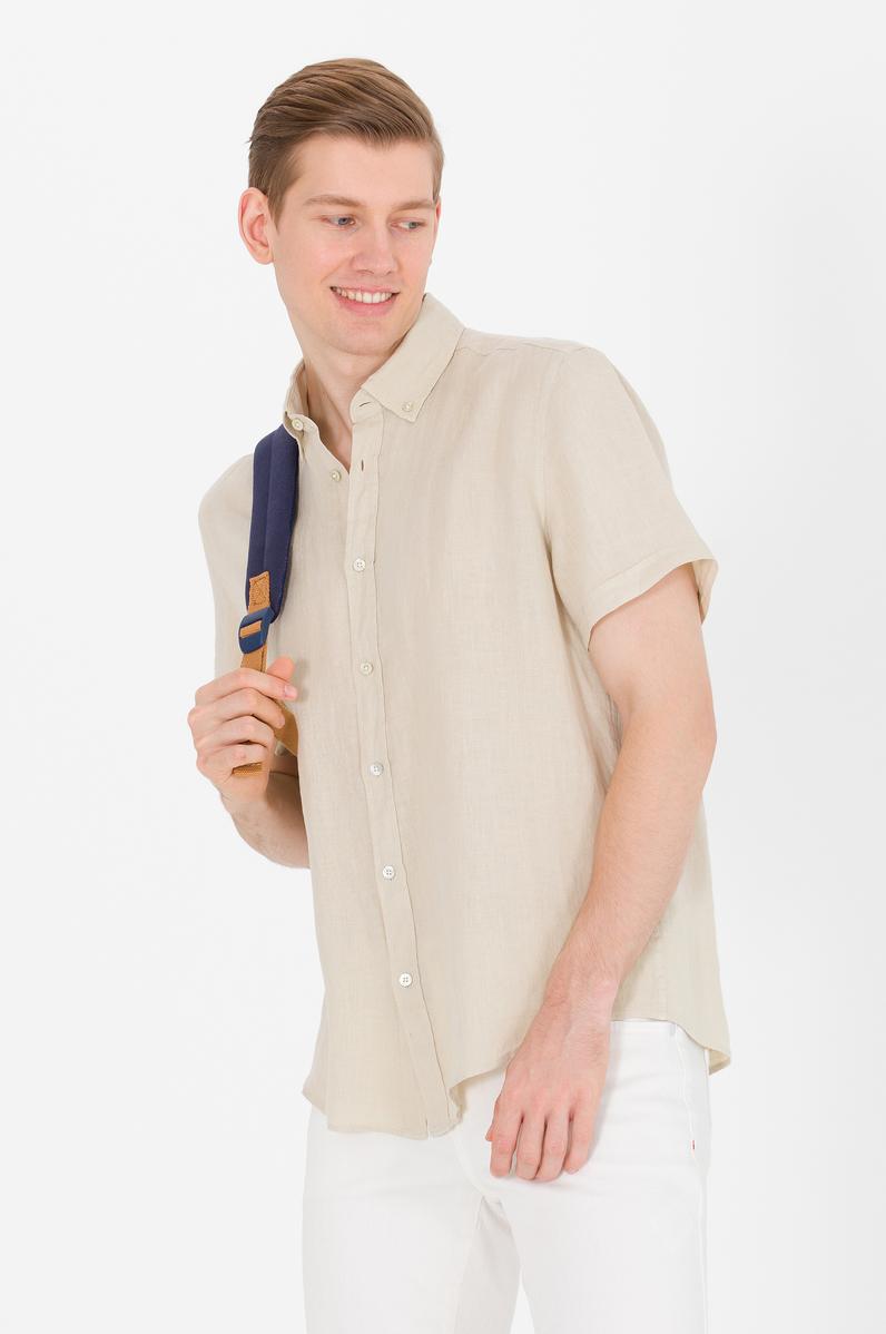 Erkek Taş Kısa Kollu Gömlek