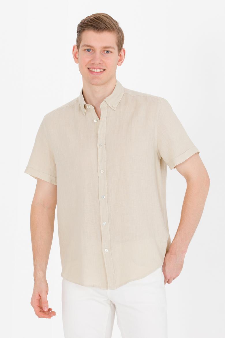 Erkek Taş Kısa Kollu Gömlek - 50264507023