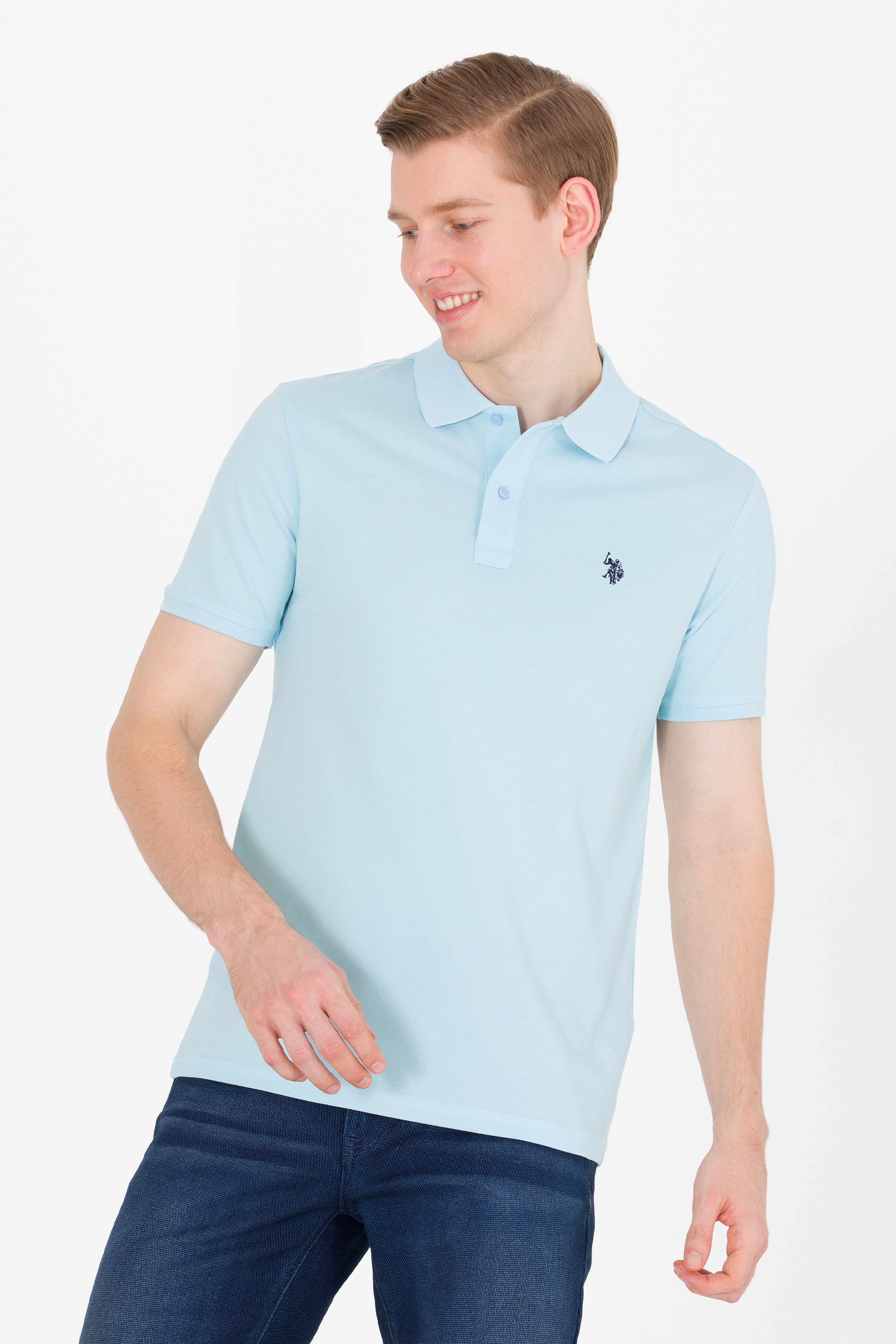 Erkek Aqua Basic Polo Yaka Tişört