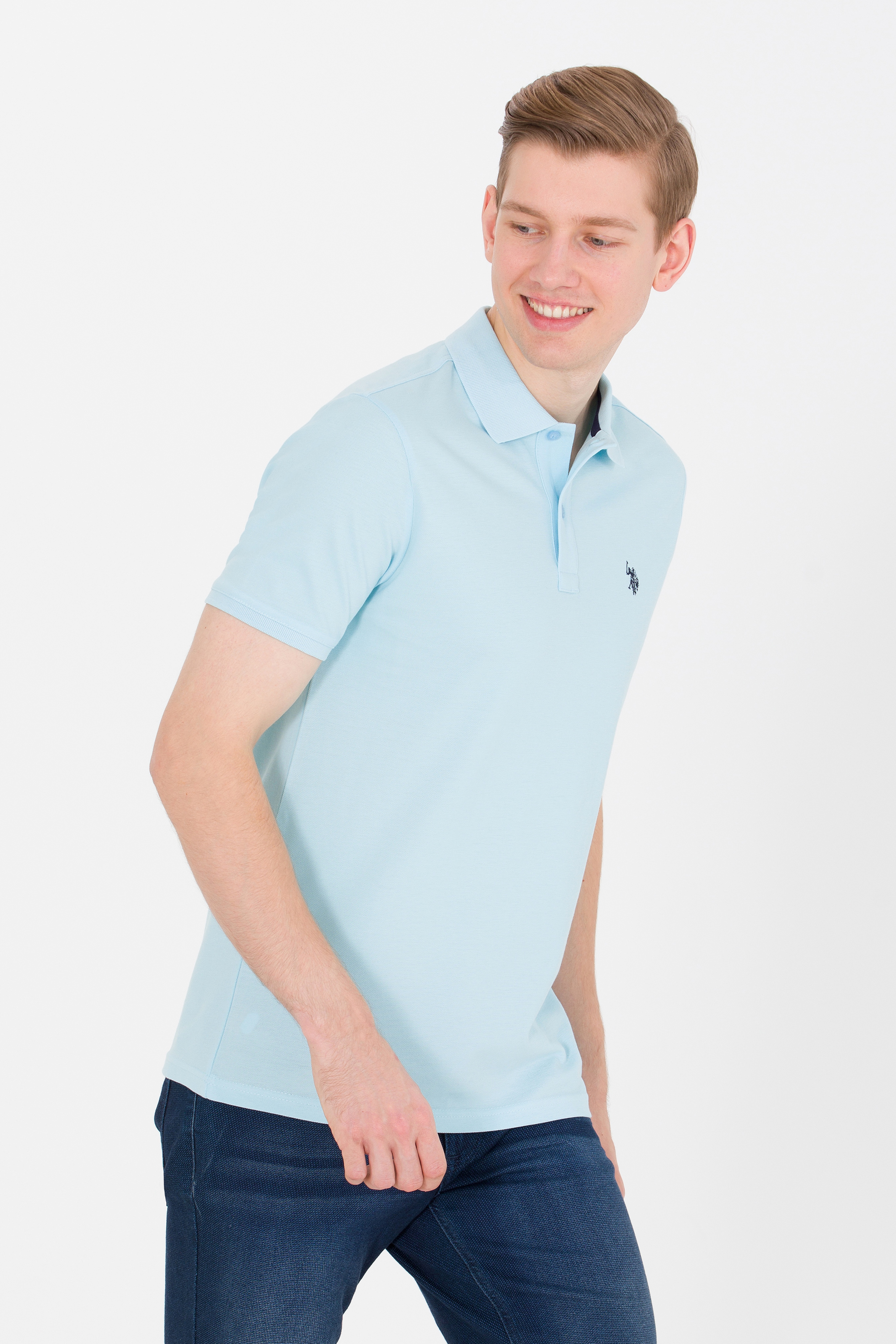 Erkek Aqua Basic Polo Yaka Tişört