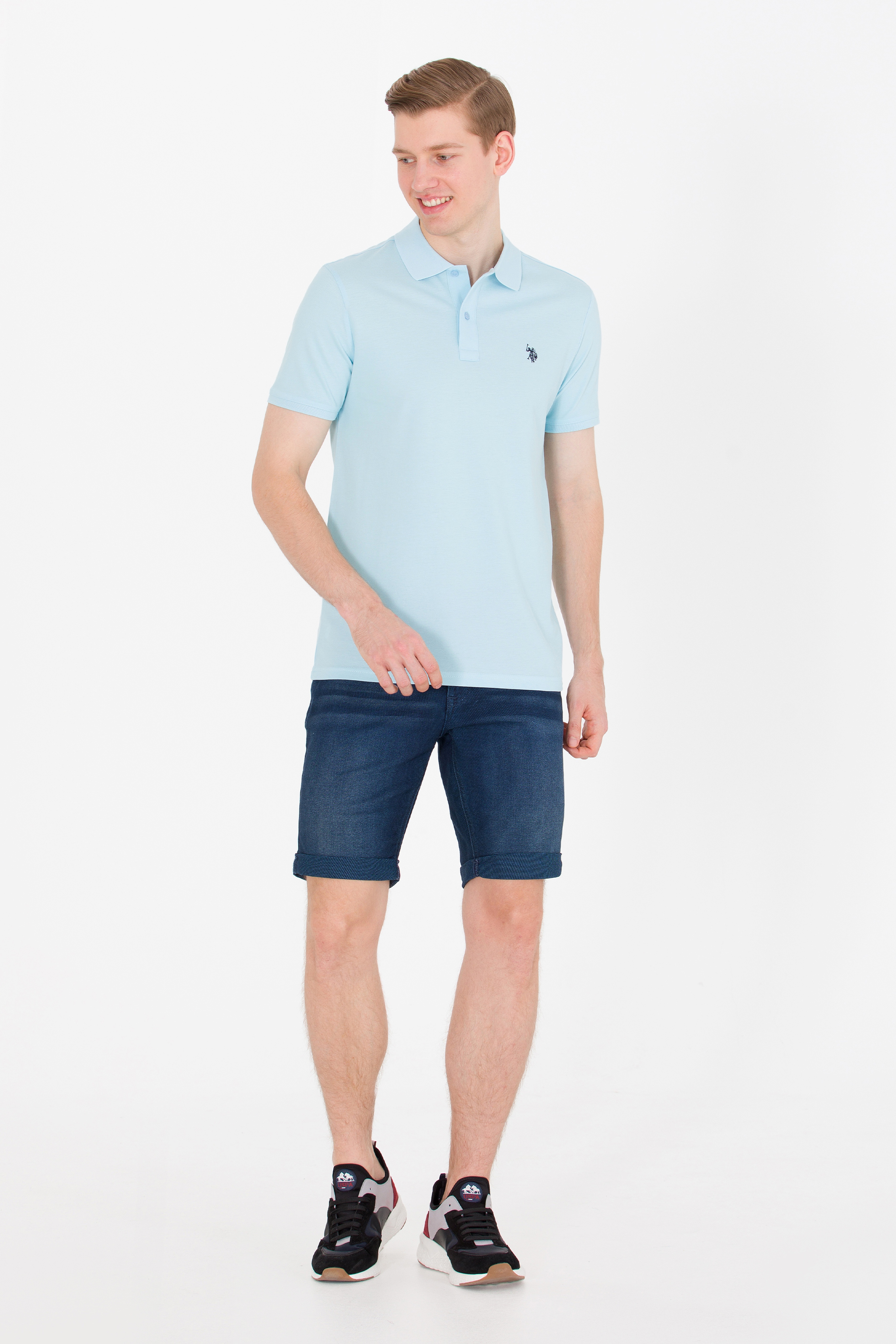 Erkek Aqua Basic Polo Yaka Tişört