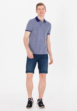 Erkek Lacivert Polo Yaka Tişört - 50263371009