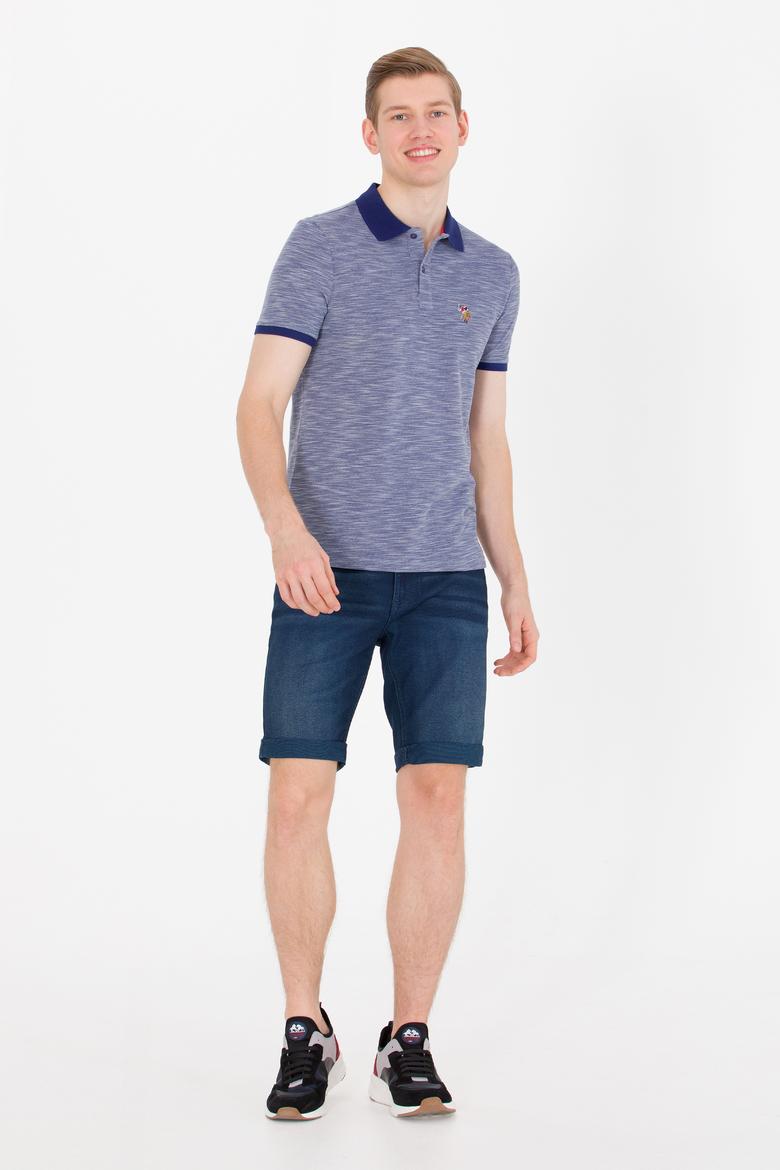 Erkek Lacivert Polo Yaka Tişört - 50263371009