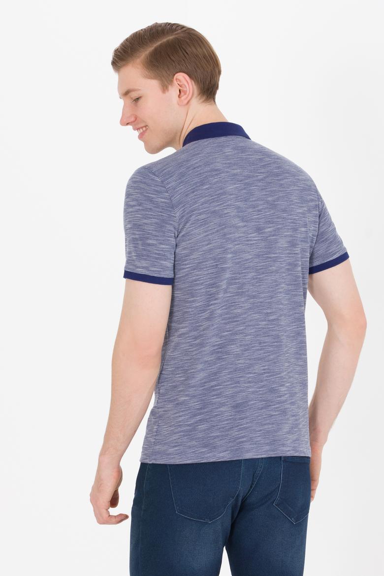 Erkek Lacivert Polo Yaka Tişört - 50263371009