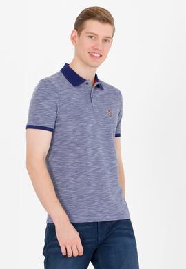 Erkek Lacivert Polo Yaka Tişört - 50263371009
