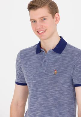 Erkek Lacivert Polo Yaka Tişört - 50263371009