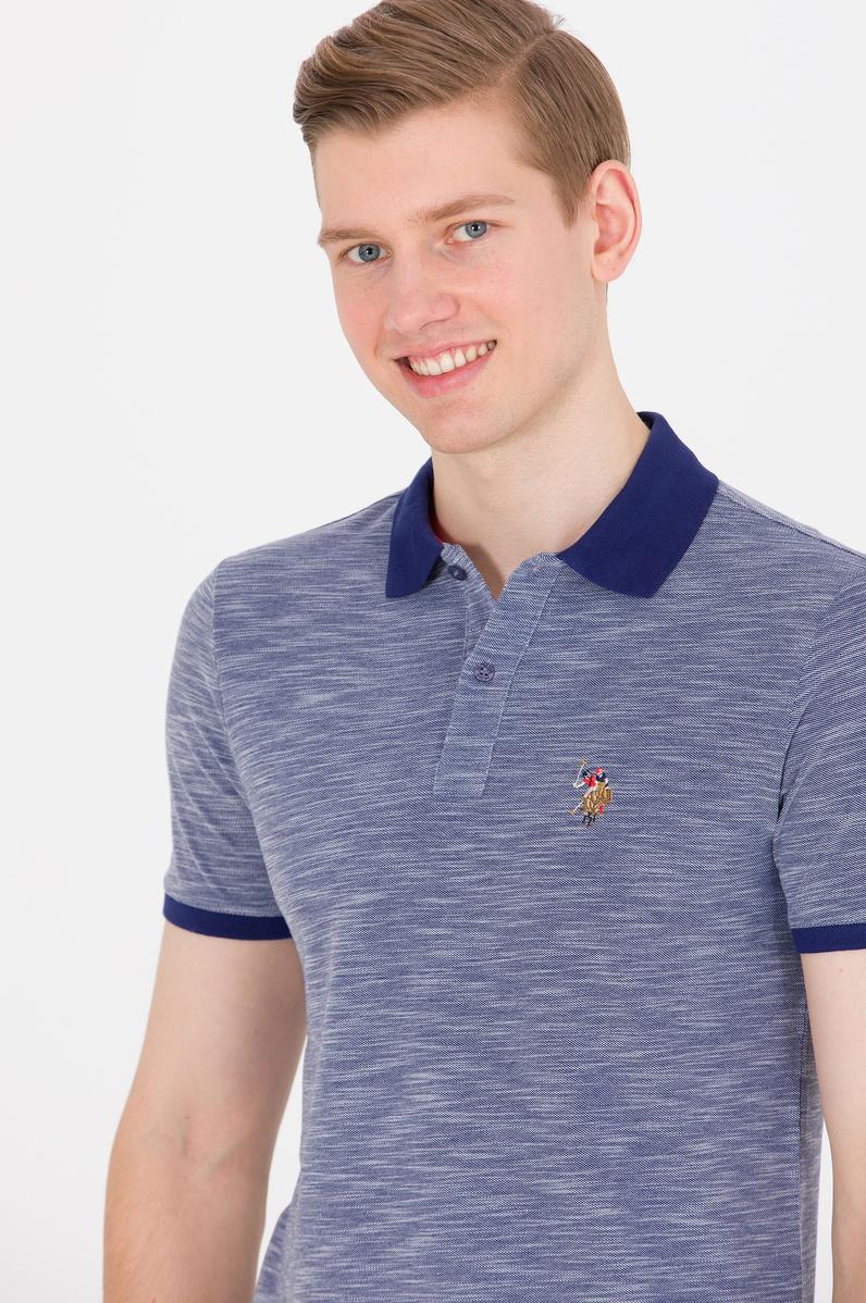Erkek Lacivert Polo Yaka Tişört