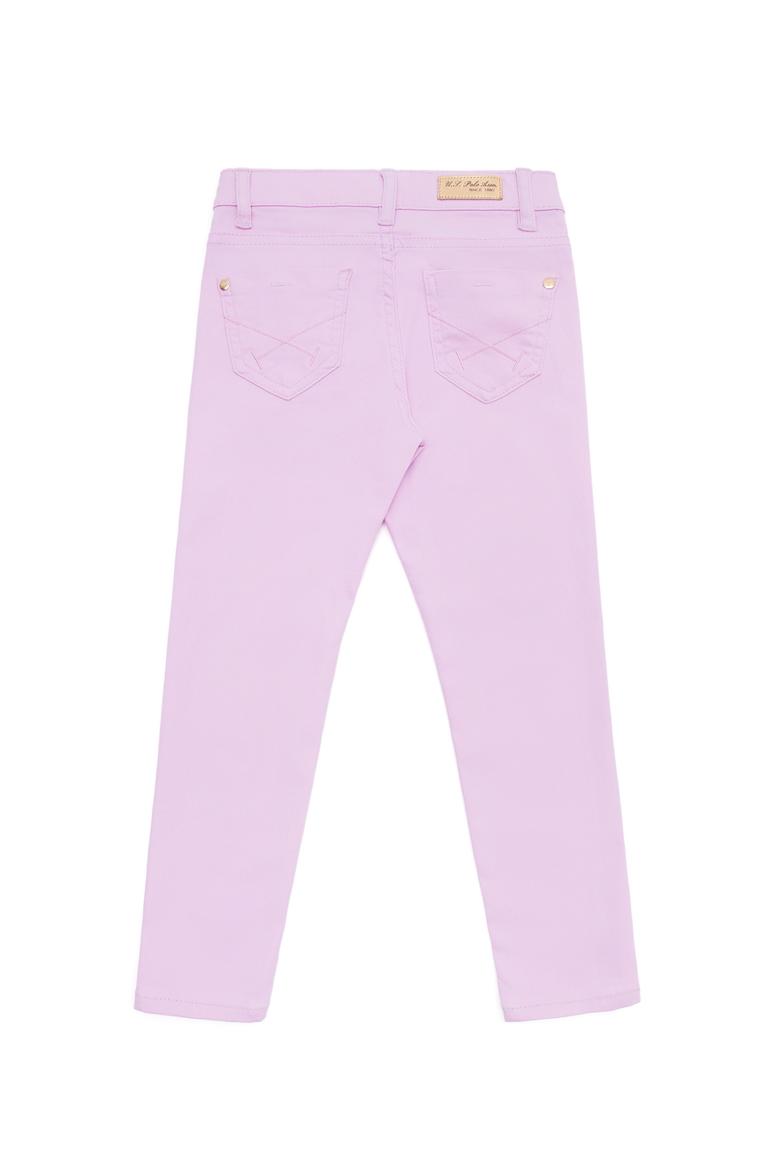 Kız Çocuk Manolya Kanvas Pantolon - 50264078012
