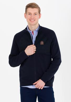 Erkek Lacivert Triko Hırka - 50253676003