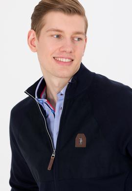 Erkek Lacivert Triko Hırka - 50253676003