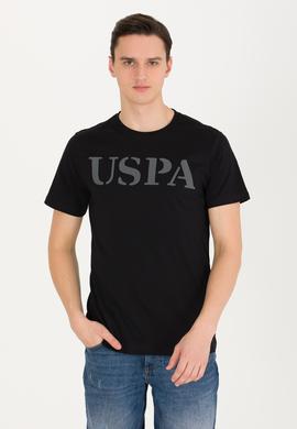 Erkek Siyah Basic Bisiklet Yaka Tişört - 50262976107