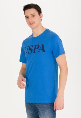 Erkek Saks Basic Bisiklet Yaka Tişört - 50262976213