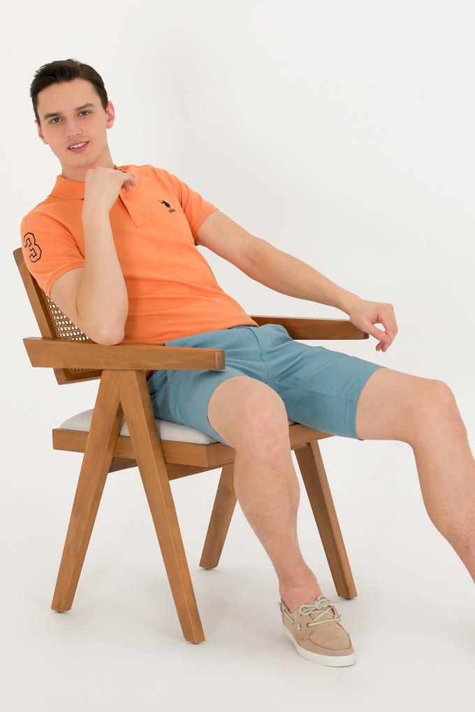 Erkek Mint Dokuma Şort