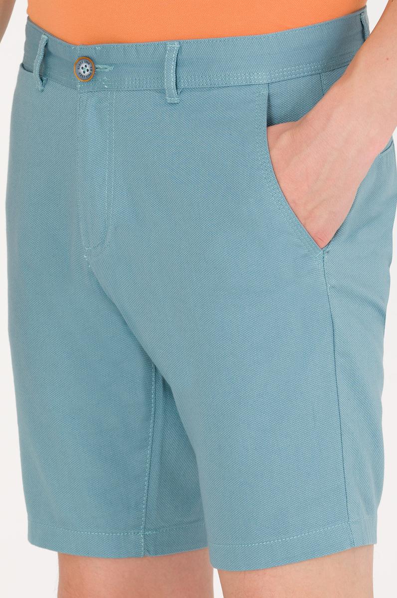 Erkek Mint Dokuma Şort