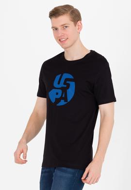 Erkek Siyah Bisiklet Yaka T-Shirt - 50263323047