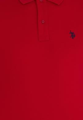 Erkek Bordo Basic Polo Yaka Tişört - 50262933193