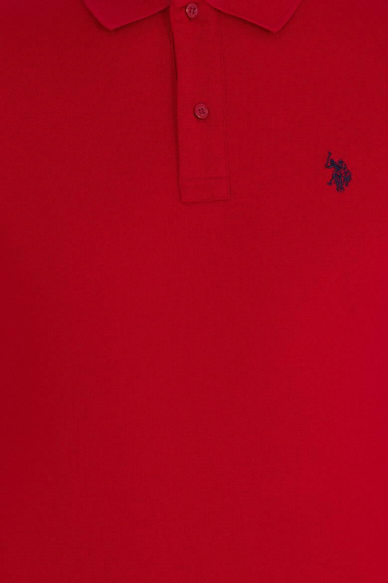 Erkek Bordo Basic Polo Yaka Tişört - 50262933193