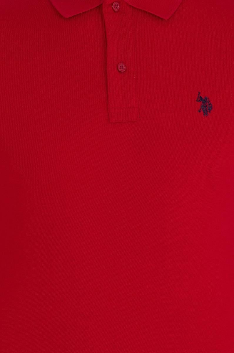 Erkek Bordo Basic Polo Yaka Tişört