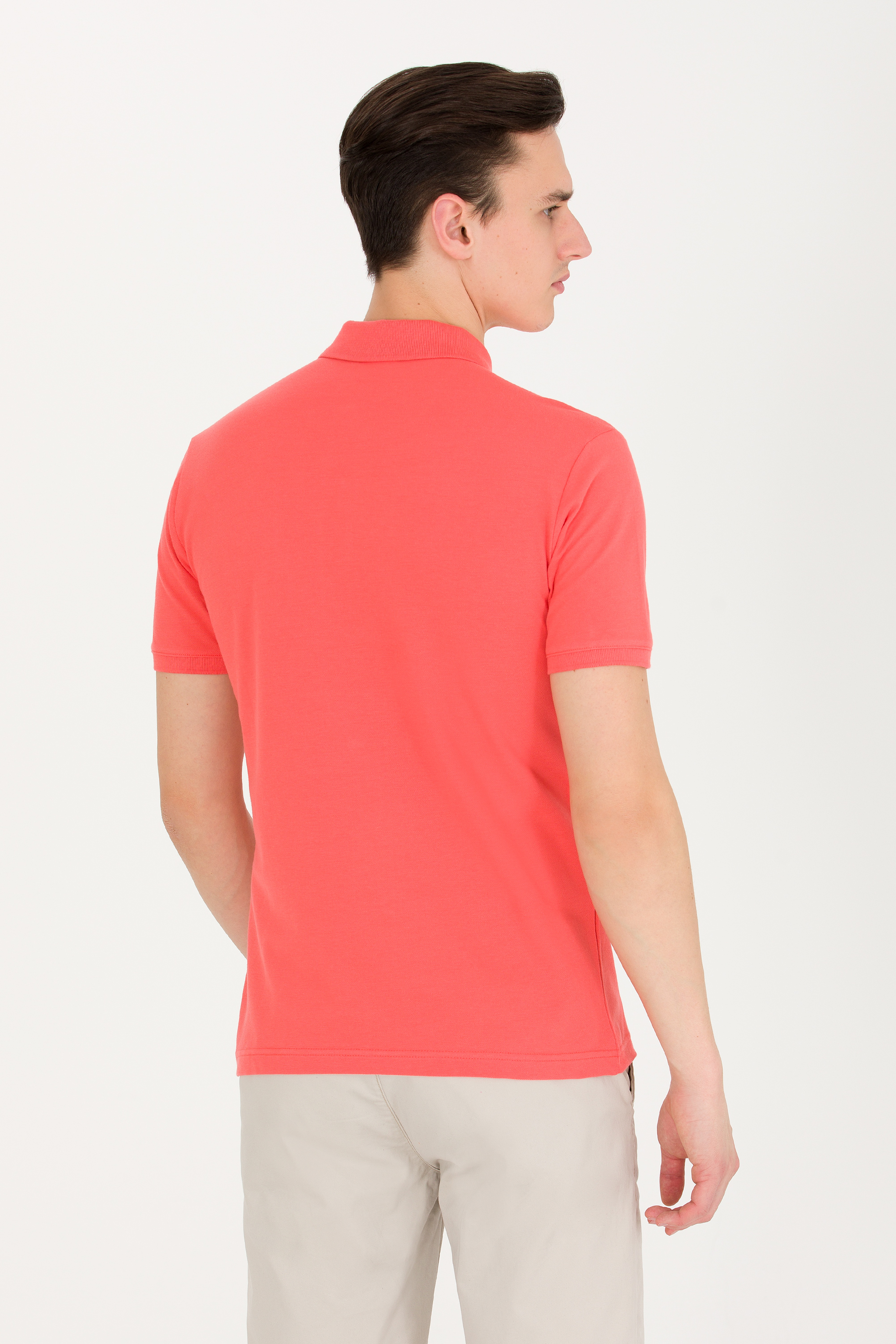 Erkek Somon Basic Polo Yaka Tişört