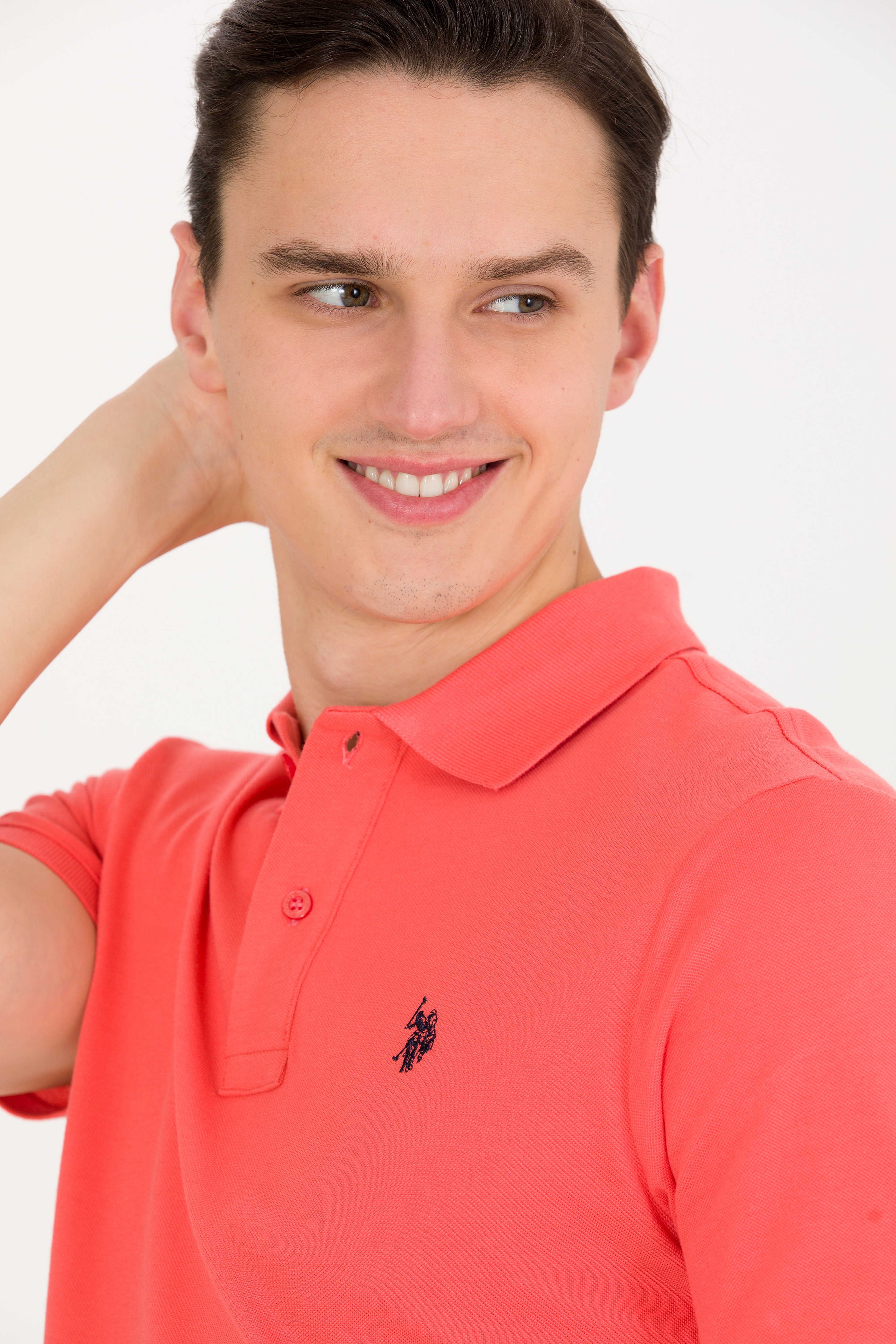 Erkek Somon Basic Polo Yaka Tişört