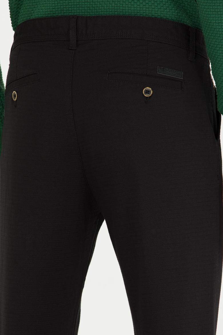 Erkek Siyah Kanvas Pantolon - 50253418021