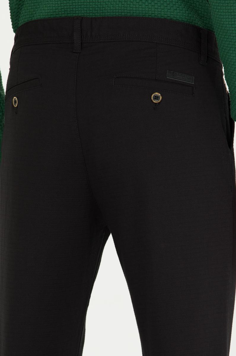 Erkek Siyah Kanvas Pantolon