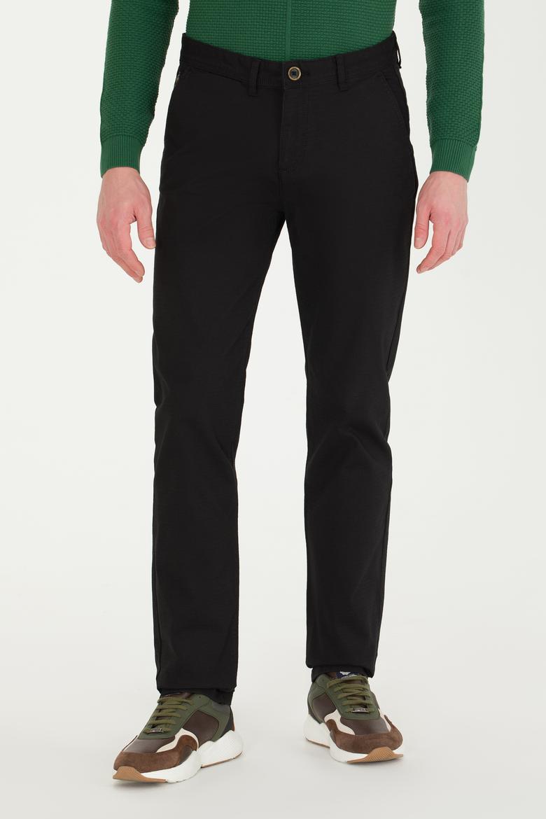 Erkek Siyah Kanvas Pantolon - 50253418021