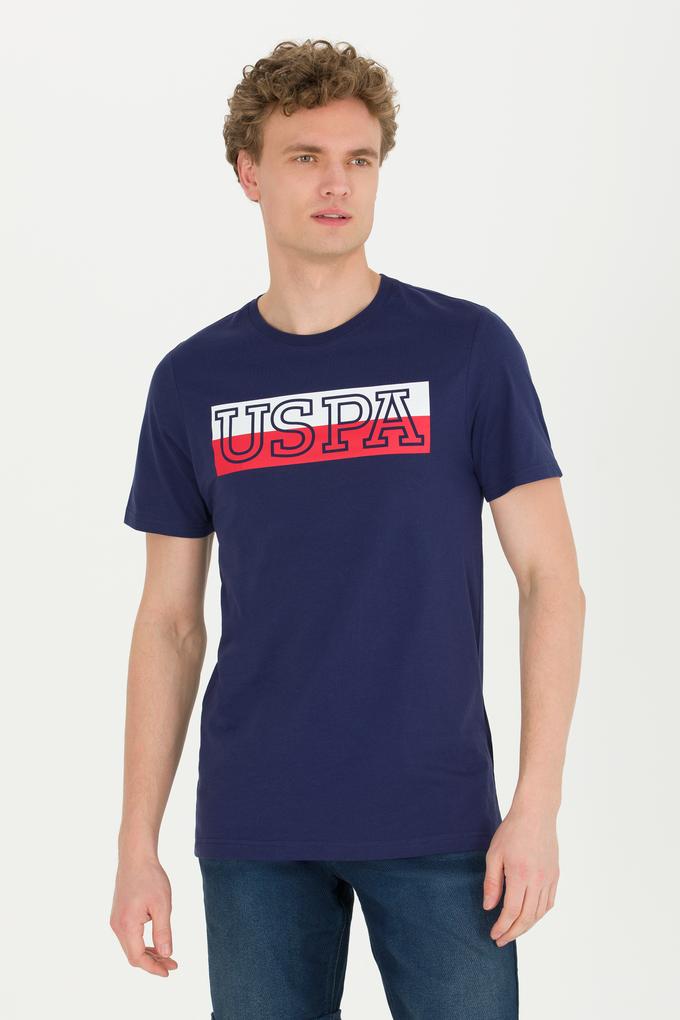 Erkek Lacivert Bisiklet Yaka Tişört