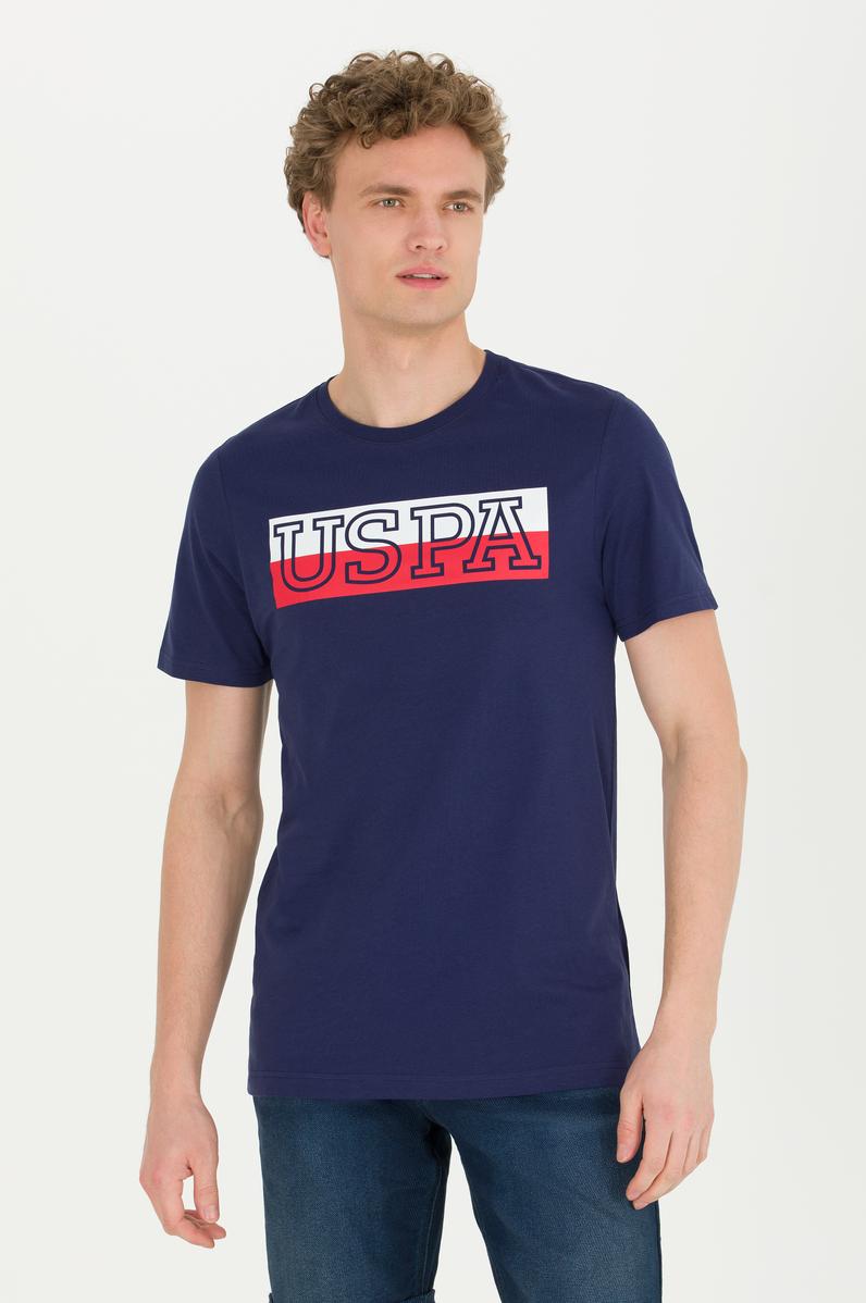 Erkek Lacivert Bisiklet Yaka Tişört