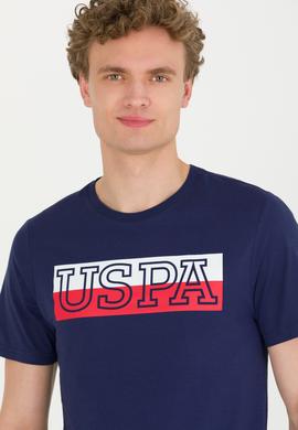 Erkek Lacivert Bisiklet Yaka Tişört - 50264954031