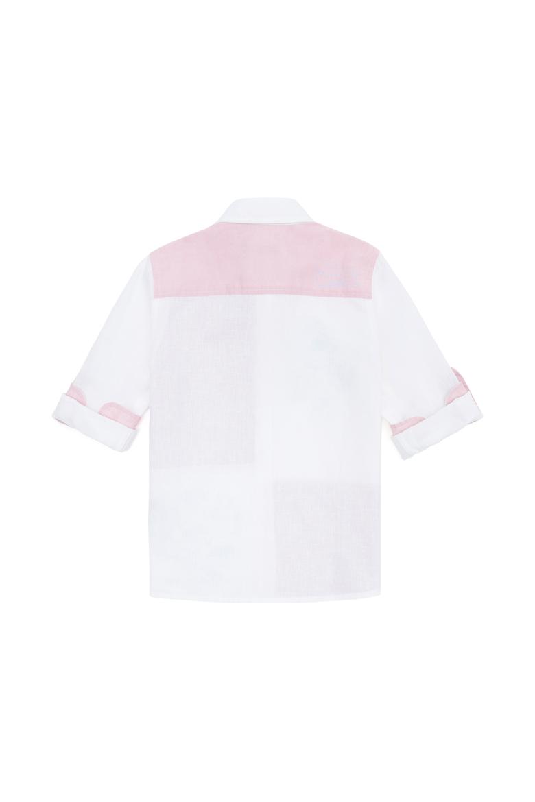 Erkek Çocuk Pudra Uzun Kollu Gömlek - 50247897030