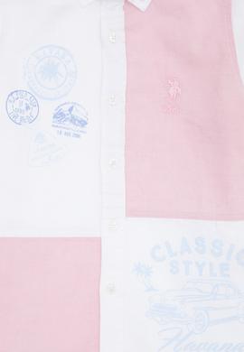 Erkek Çocuk Pudra Uzun Kollu Gömlek - 50247897030