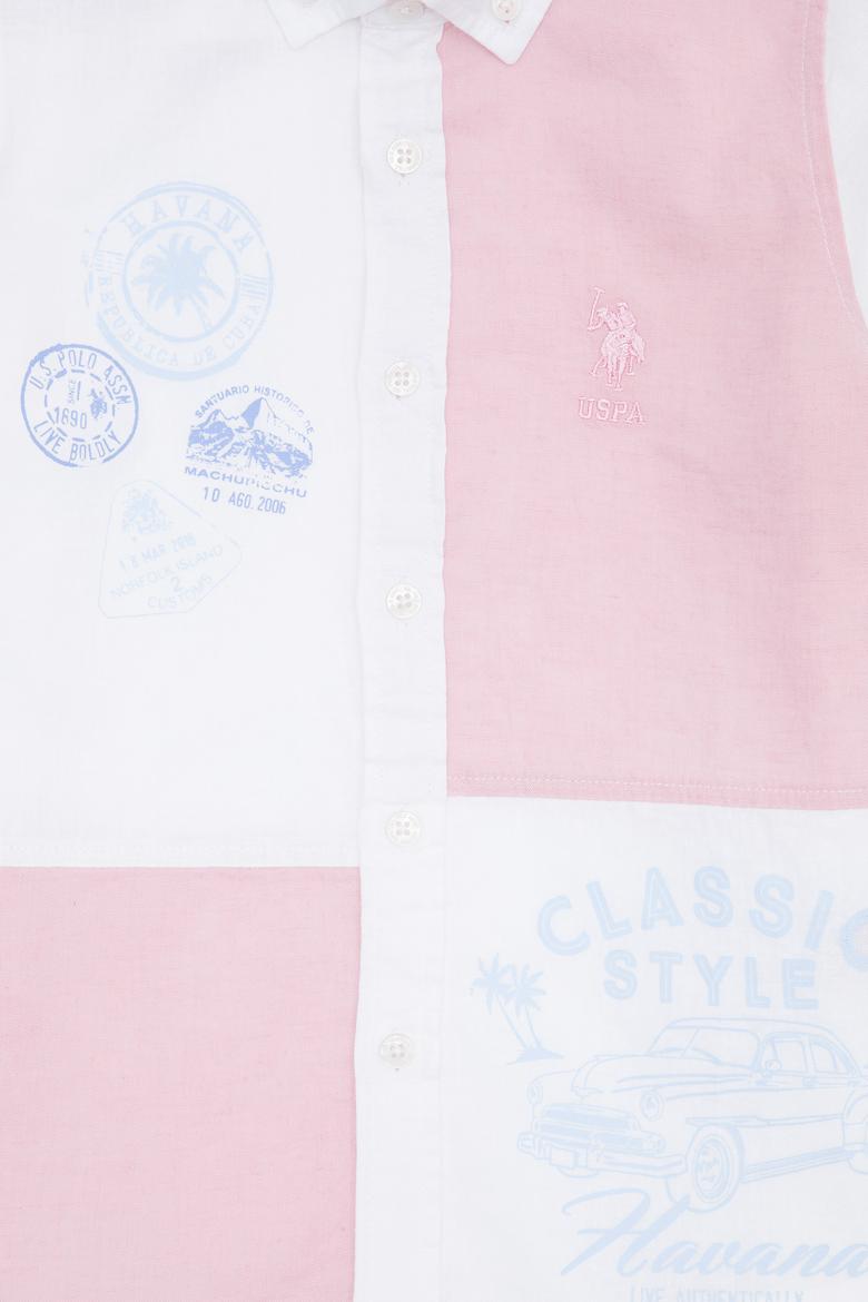 Erkek Çocuk Pudra Uzun Kollu Gömlek - 50247897030