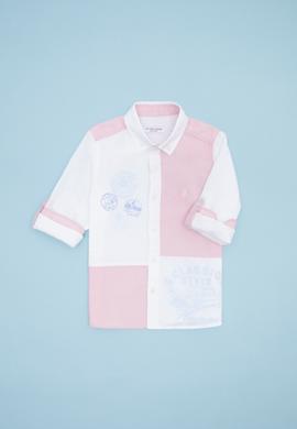 Erkek Çocuk Pudra Uzun Kollu Gömlek - 50247897030