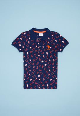 Erkek Çocuk Lacivert Polo Yaka Tişört - 50248941019