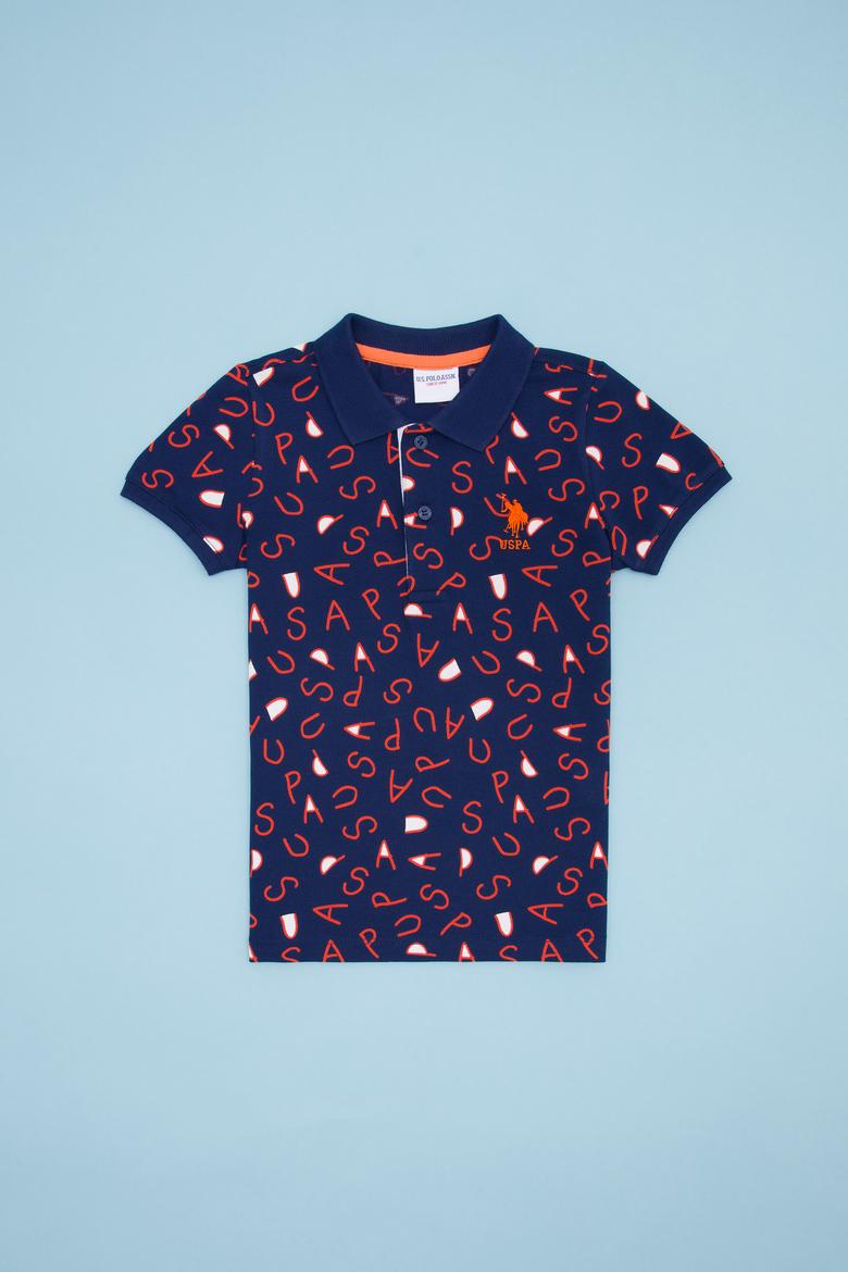 Erkek Çocuk Lacivert Polo Yaka Tişört