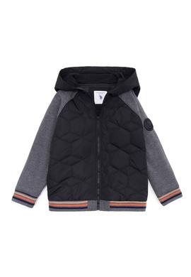 Çocuk Siyah Kapüşonlu Sweatshirt - 50256167031