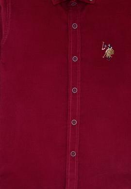 Erkek Çocuk Vişne Uzun Kollu Gömlek - 50254153001
