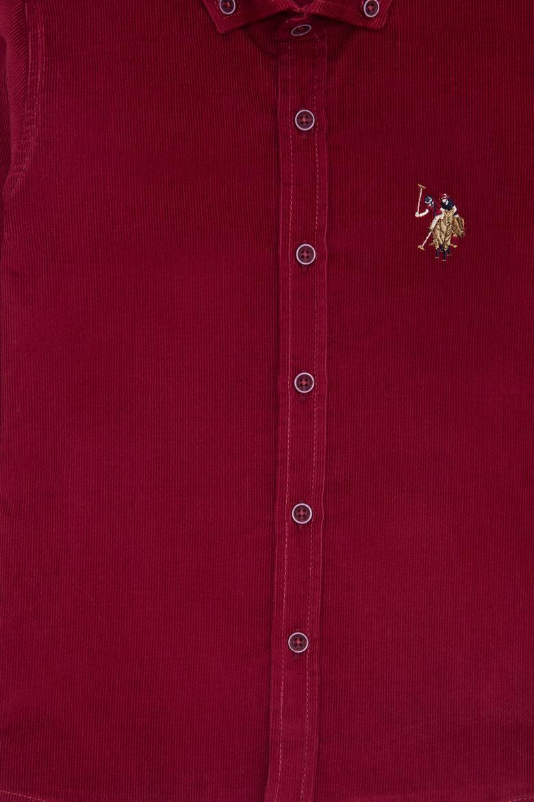 Erkek Çocuk Vişne Uzun Kollu Gömlek - 50254153001