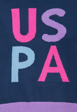 Kız Çocuk İndigo Bisiklet Yaka Kazak - 50256705007