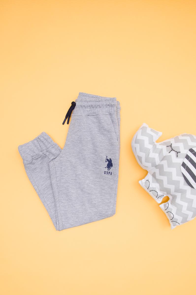 Çocuk Gri Melanj Eşofman Altı